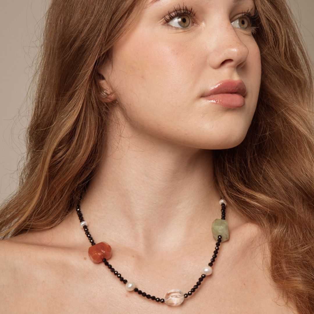 Afterdark Constellation — Mixed Gemstone Necklace