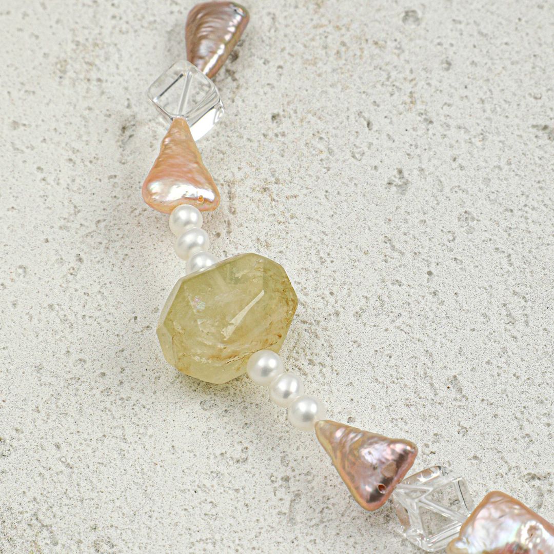 Soft Spectrum — Quartz & Mixed Stone Necklace