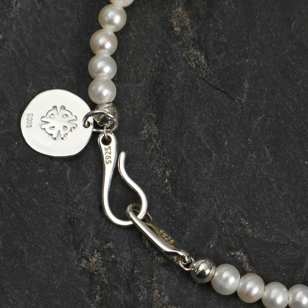 Sunlit Petal — Citrine & Pearl Bracelet