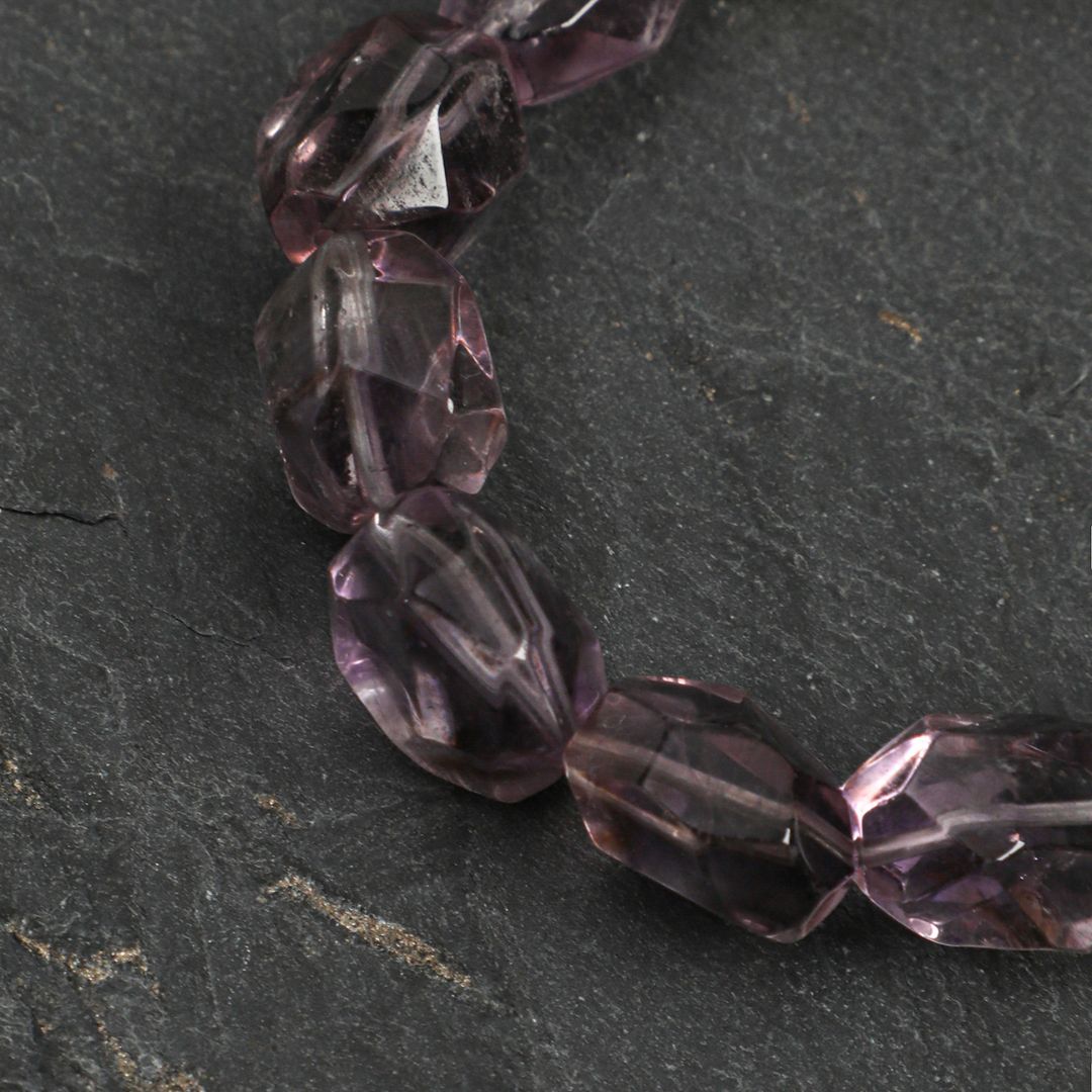 Amethyst Haze — Amethyst & Freshwater Pearl Bracelet