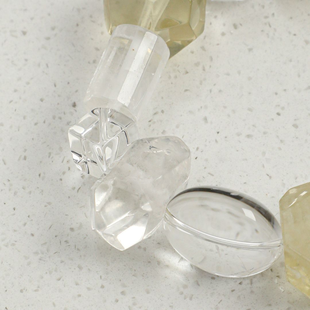 Golden Prism — Citrine & Clear Quartz Bracelet