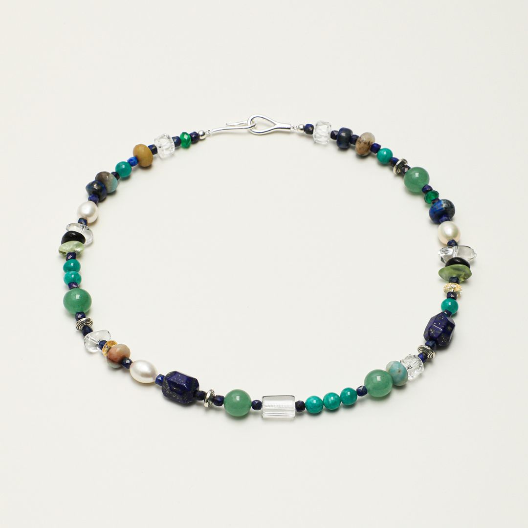 Mineral Mosaic — Mixed Gemstone Necklace