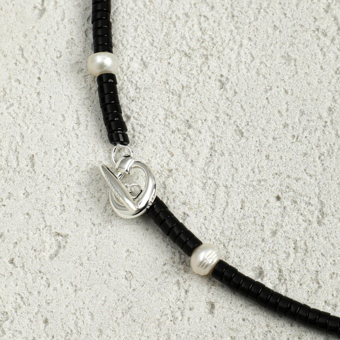 Nocturne Glint — Smoky Quartz & Crystal Necklace