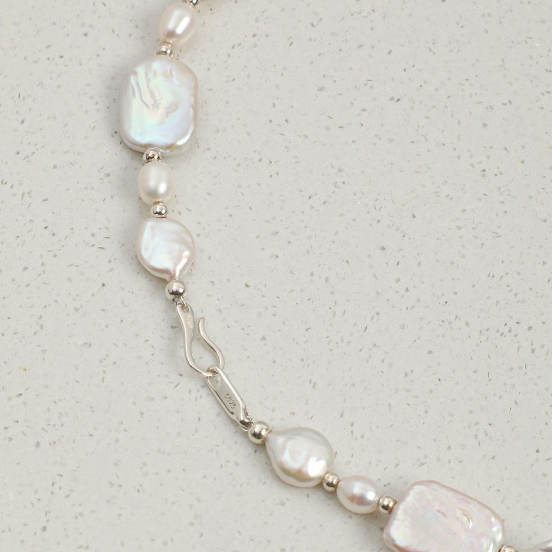 Pearl Cadence — Mixed Baroque Pearl Necklace