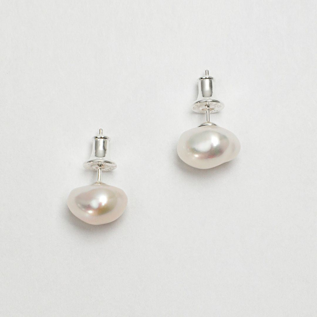 Pearl Dew — Baroque Pearl Stud Earrings