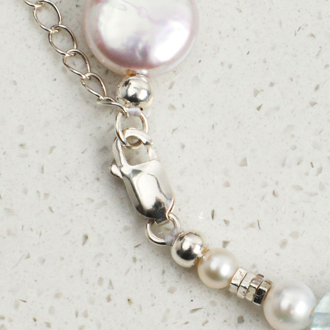 Prism Pearl — Multigem & Freshwater Pearl Bracelet