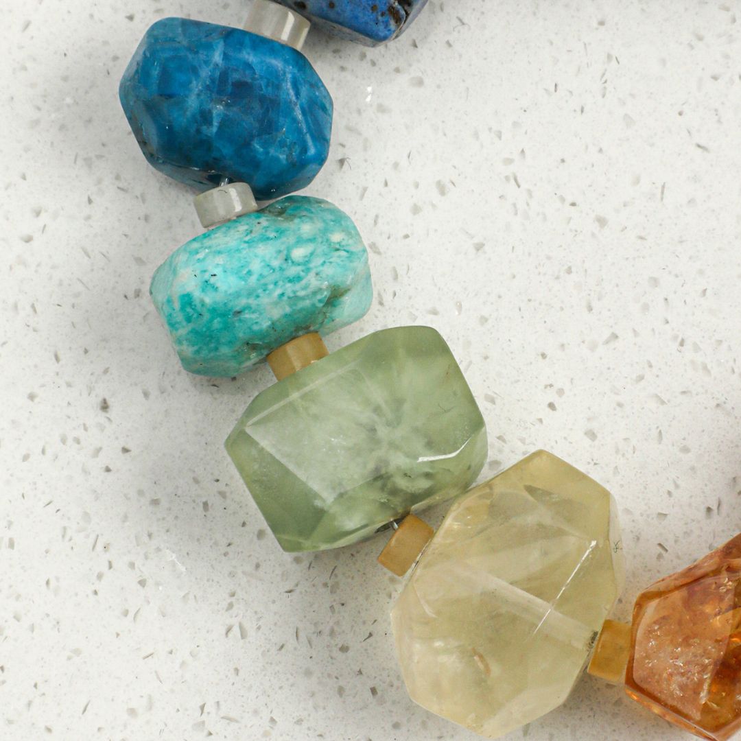 Prism Trail — Multicolor Gemstone Bracelet