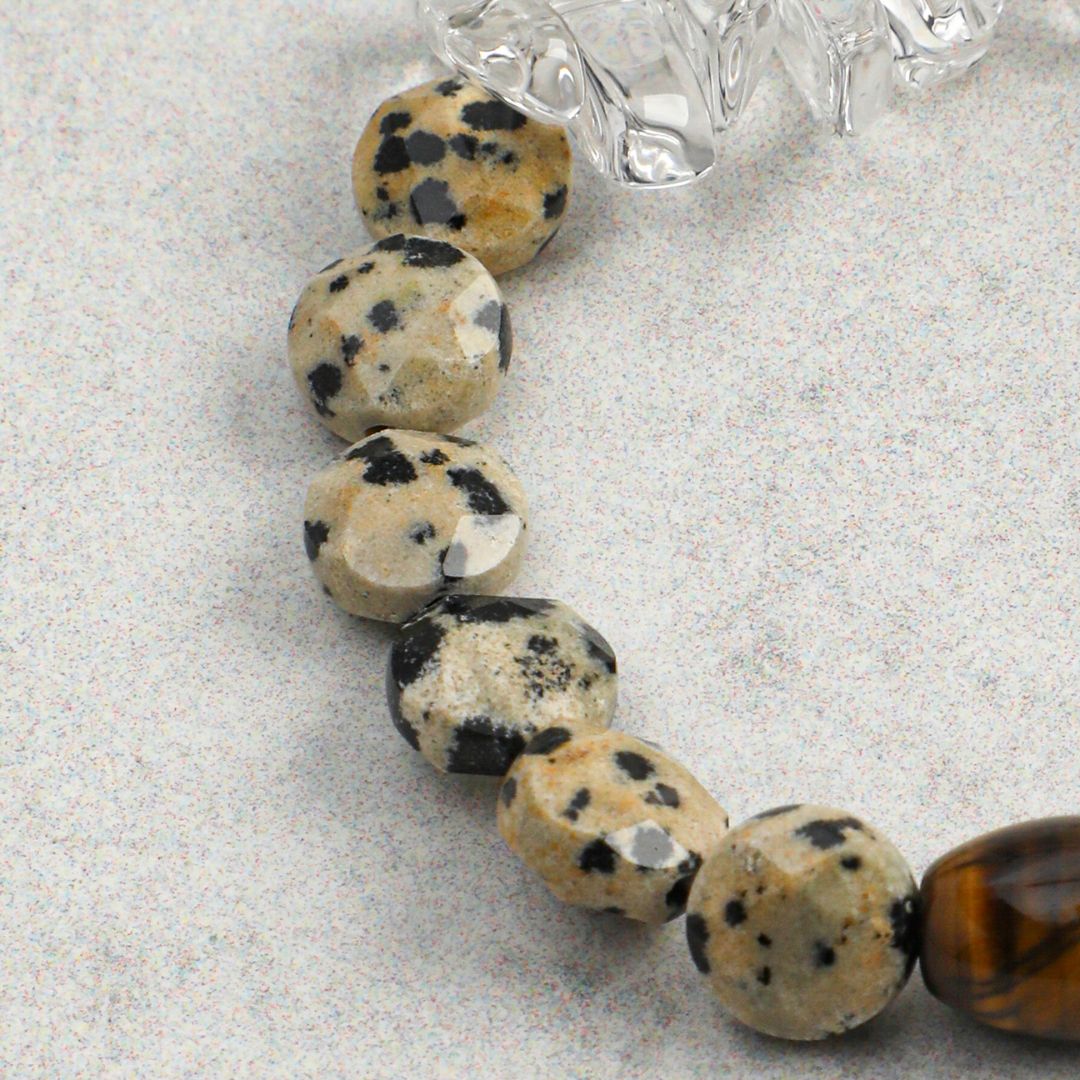 Saffron Terrain — Citrine, Tiger Eye & Jasper Bracelet